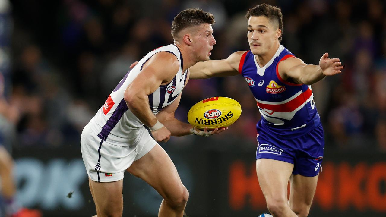 Darcy Tucker of the Dockers. Picture: Michael Willson