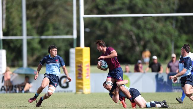 Action from the Queensland Reds v New South Wales Waratahs Under 19s clash. Pic credit: Kev Nagle.