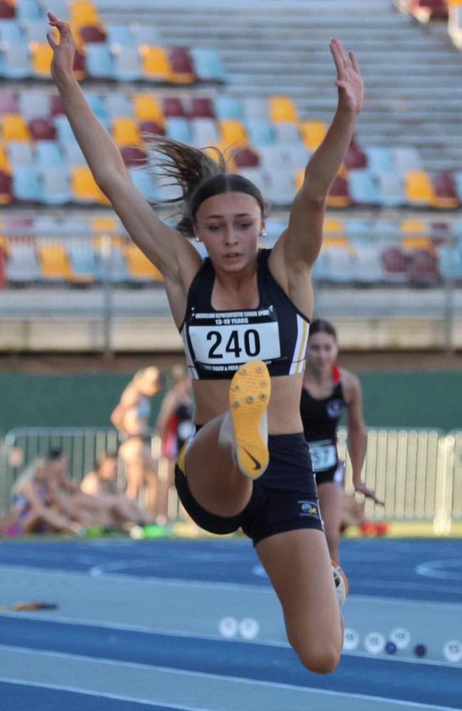 Lily Woods, one of Rockhampton’s champion young athletes, regularly travels to competitions in Brisbane and Mackay. Picture: Jo Harlow Photography