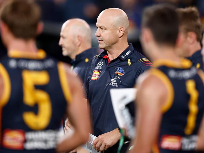 Matthew Nicks’ side has its worst possible start to 2024 with four losses in a row. Picture: Michael Willson/AFL Photos via Getty Images.