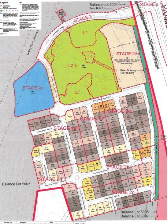 The first three stages of Ellida Estate have been approved.