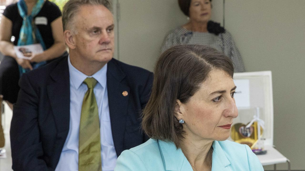 Mark Latham and Gladys Berejiklian. Picture: Jenny Evans/NCA NewsWire