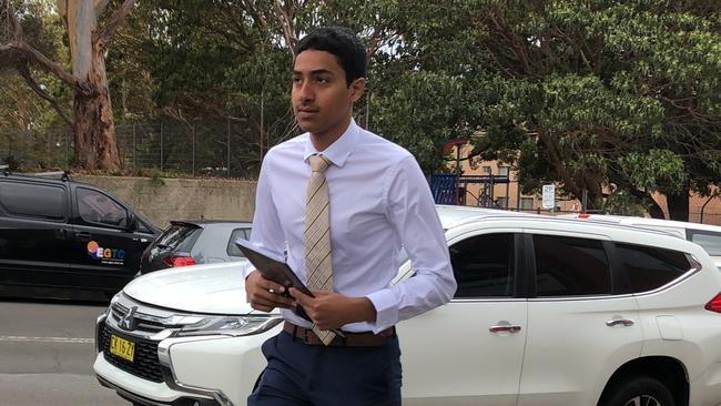 Abdullah Hakami arrives at Wollongong Local Court on December 13.