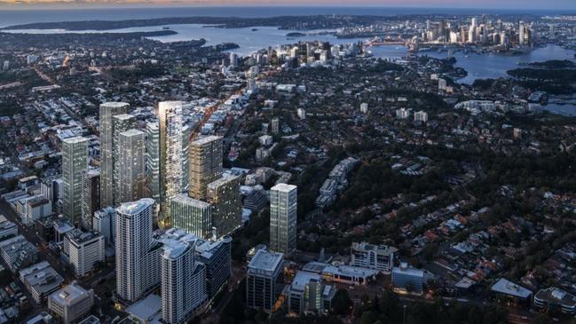 The development would become the tallest building in the St Leonards and Crows Nest district.