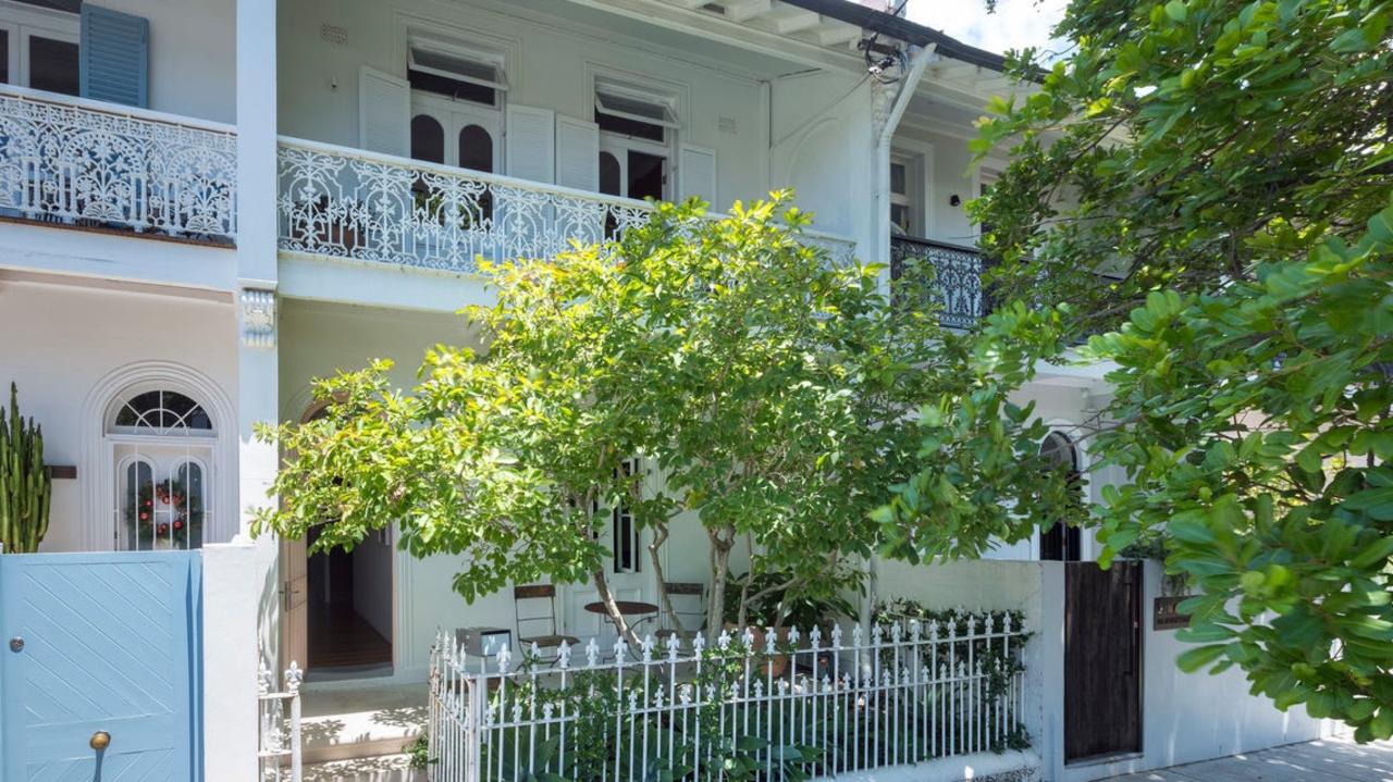 The terrace house is for sale at 91 John St, Woollahra, NSW. Picture: realestate.com.au