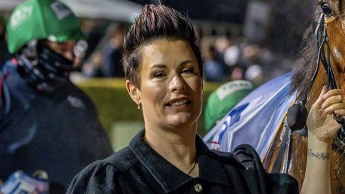 Champion trainer Emma Stewart trained the winners of all eight races at Kilmore on Thursday night. Picture: File / Club Menangle / Hamilton Content Creators