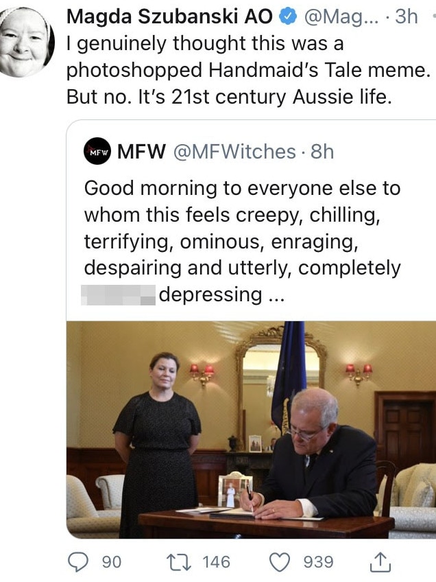 Magda Szubanski’s tweet