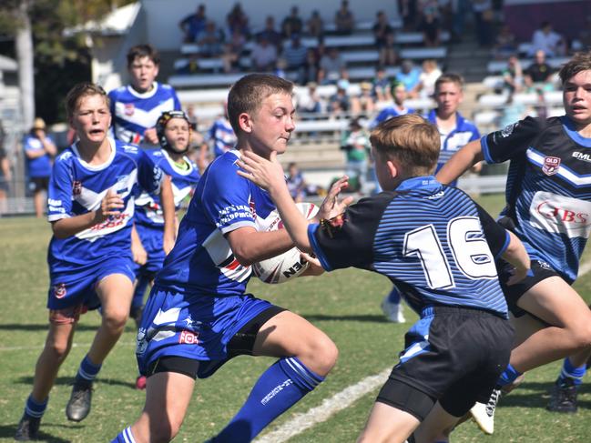 Rockhampton District Junior Rugby League CQ Club Challenge, under-13, Norths Knights versus Springsure, Browne Park, June 24, 2023.