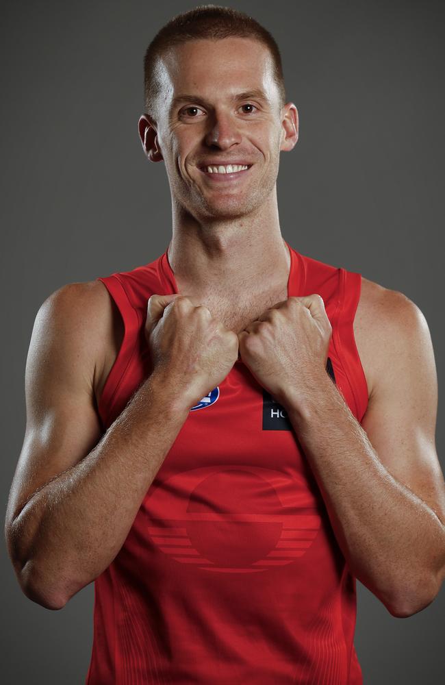 Gold Coast suns skipper Noah Anderson at his first captain’s day on Monday. Picture: Michael Klein