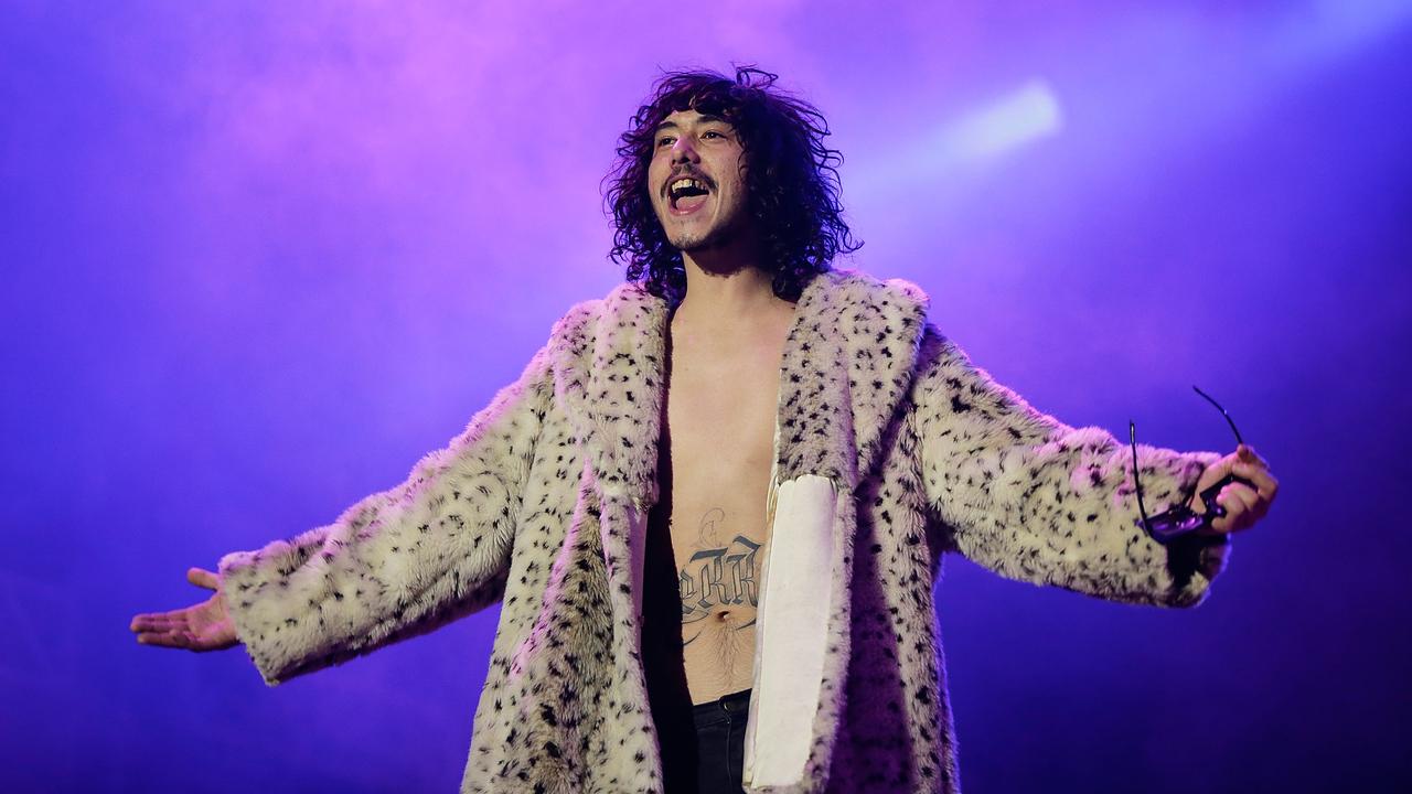 Sticky Fingers frontman Dylan Frost has pleaded not guilty to shoplifting. Picture: Mark Metcalfe/Getty Images