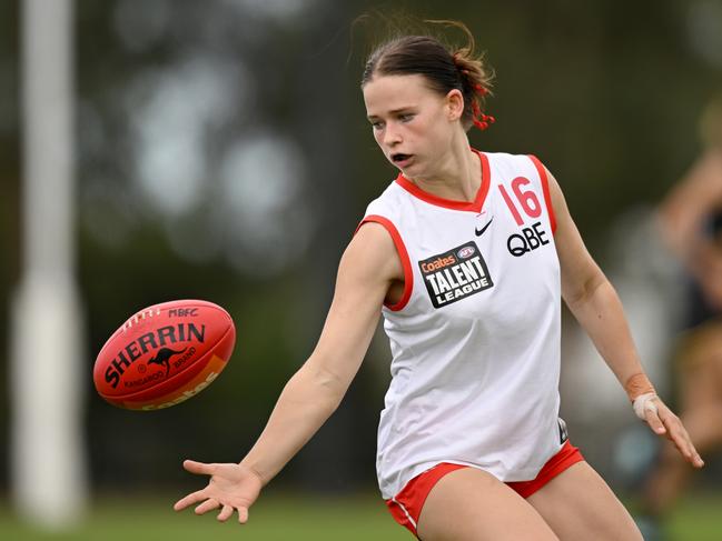 Holly Cooper. Photo: Morgan Hancock/AFL Photos/via Getty Images