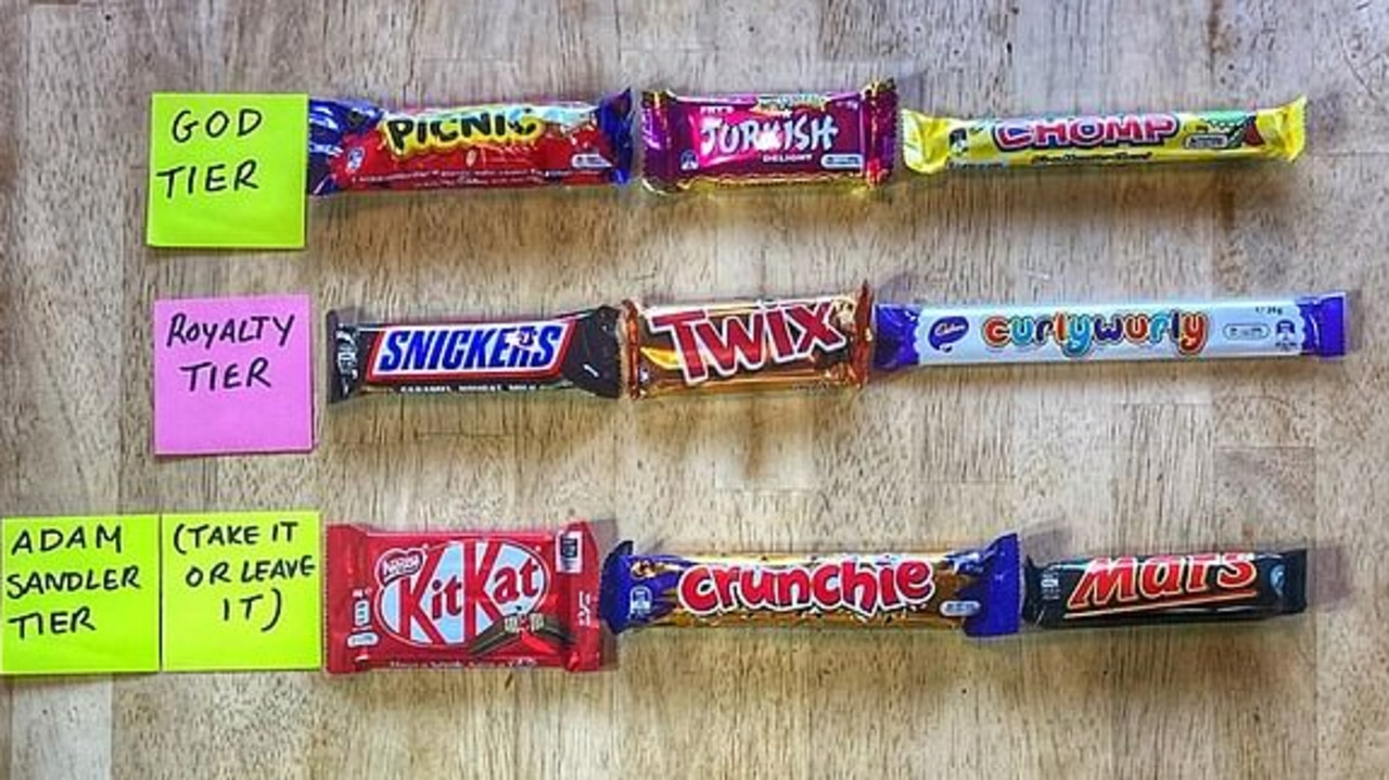 australian chocolate bars