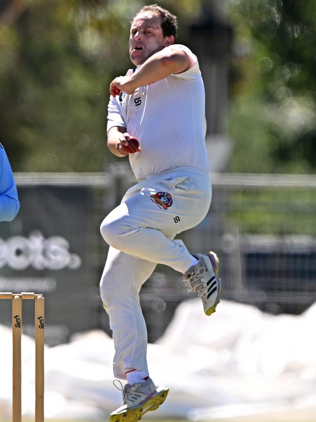 Nathan Pobega rolls the arm over for Altona Roosters. Picture: Andy Brownbill