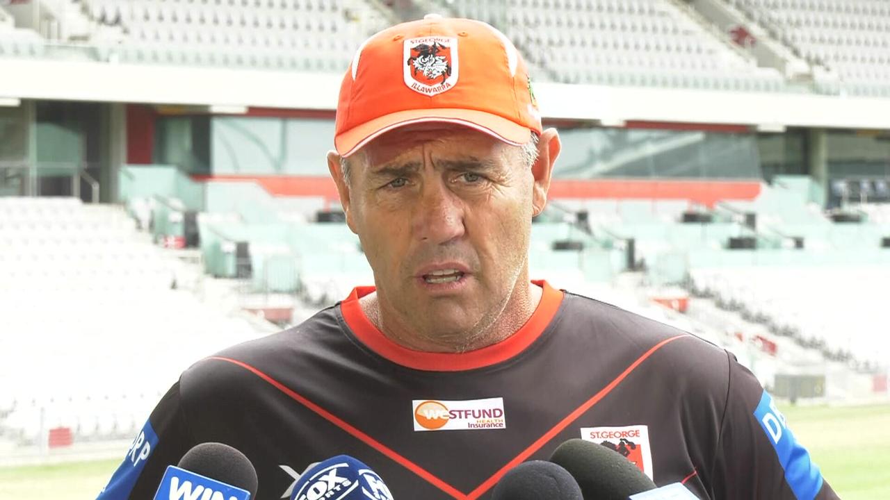 Shane Flanagan at Dragons training