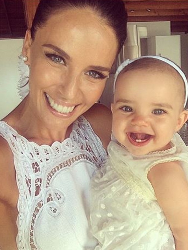 MOTHER'S DAY SPECIAL... Actress Jodi Anasta with her daughter Aleeia. Picture: Instagram