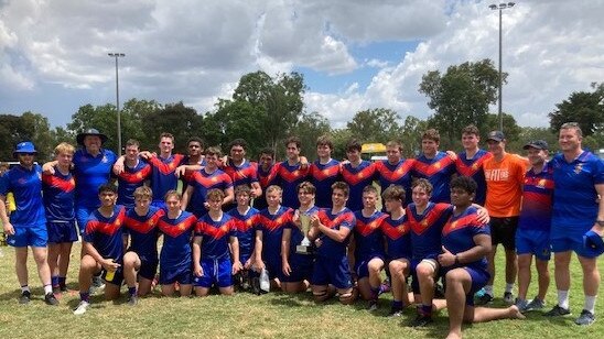 Downlands College First XV took out the Regional Rugby Championships for the third time straight.