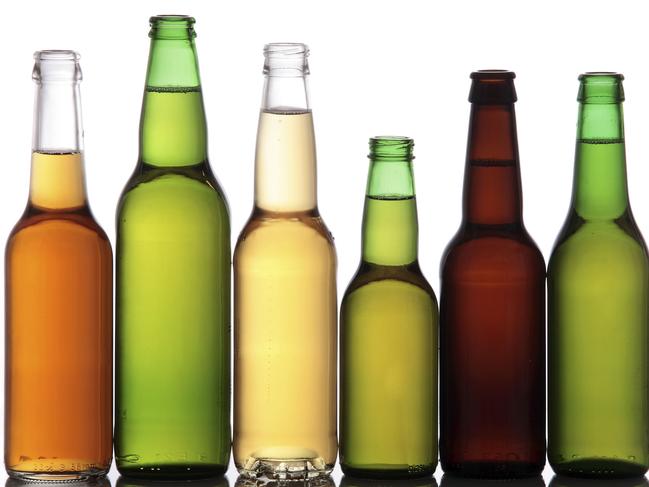 Generic beer bottles. Alcohol. thinkstock