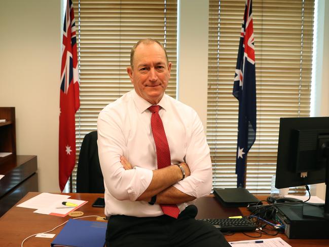 Senator Fraser Anning avoided the risk of fighting in the Vietnam War by joining a bush reserve unit that was exempt from being sent overseas to battle. Picture: Kym Smith