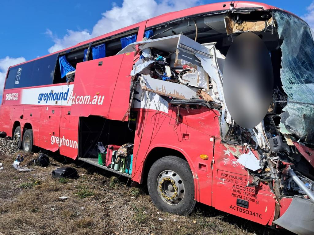 A Greyhound bus crash at Gumlu in Far North Queensland claimed three lives.