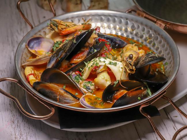 Portuguese fish stew. Picture: Jenifer Jagielski