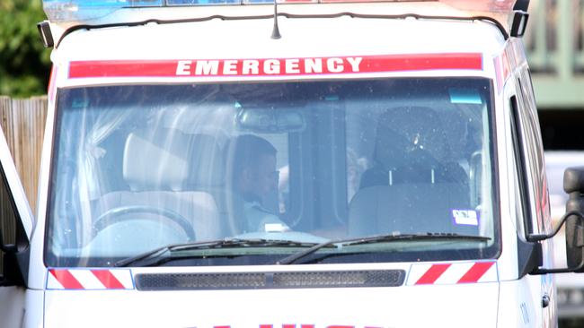 Paramedics and other emergency services were called to the scene on Thursday where a child died. Picture: Hamilton Fiona