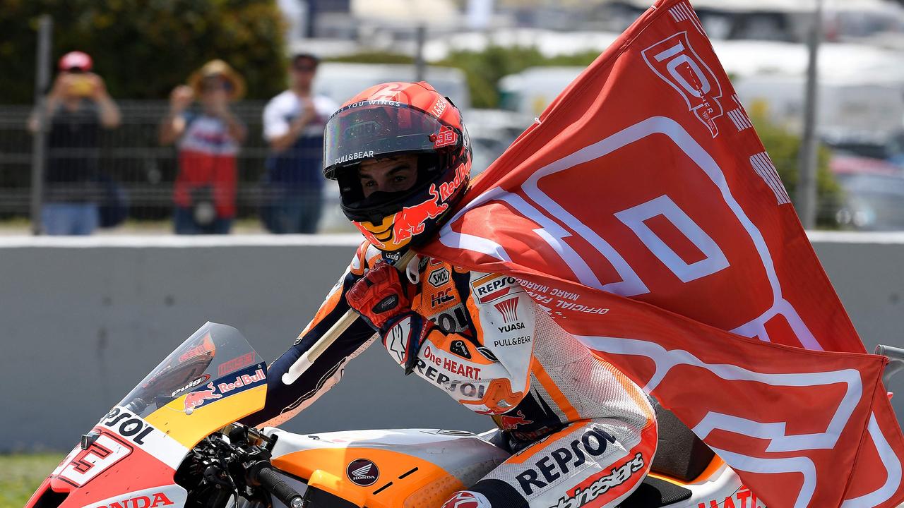 Marc Marquez Back On Track Aboard RC213V At Misano World Circuit