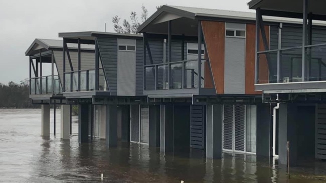 Lake Conjola was impacted by rising water levels on Sunday. Picture: supplied.