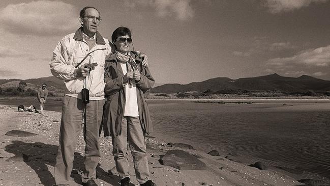 Bernd and Helga Grunwaldt at Falmouth in 1993.