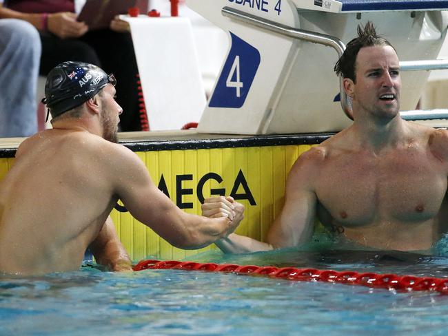 Kyle Chalmers and James Magnussen