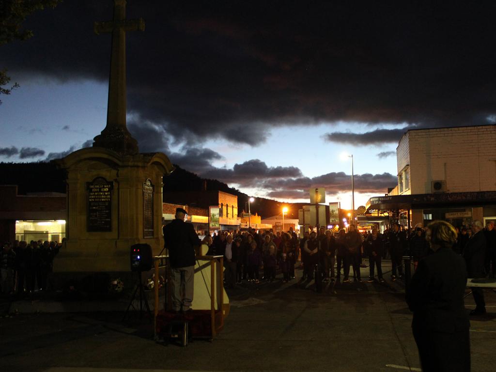 New Norfolk Dawn Service. Picture: DAMAN BESTER