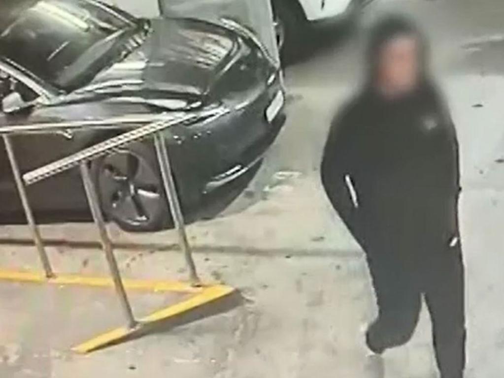 CCTV footage captured the alleged thieves near the car.