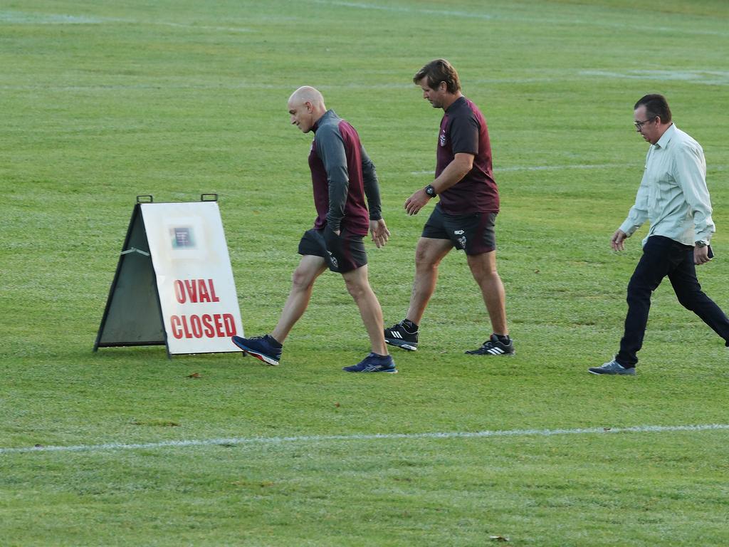 Brookvale Oval’s playing surface is a regular concern. Picture: Brett Costello