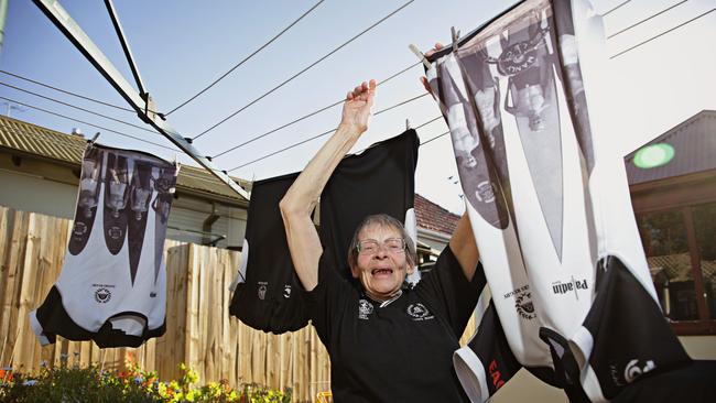 19/9/18 Jan Tricker who won Peter Kelly Medal for Service to Rugby at her home in Fairlight. Picture: Adam Yip / Manly Daily