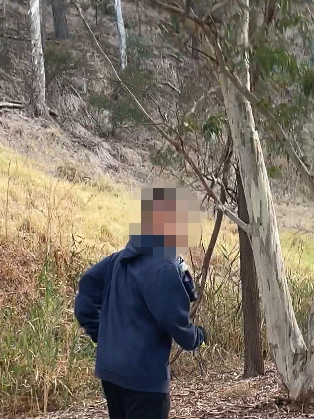 A man has been spotted allegedly harassing women along Linear Park at Highbury. Picture: Supplied