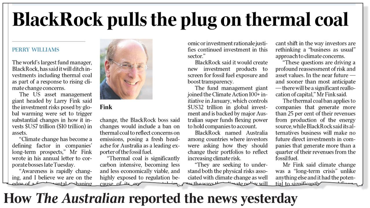 Investment Climate Changing As BlackRock Rolls Over | The Australian