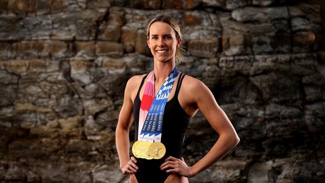 Australian swimmer Emma McKeon now has 11 Olympic medals, the most of any Australian in history. Picture: Getty