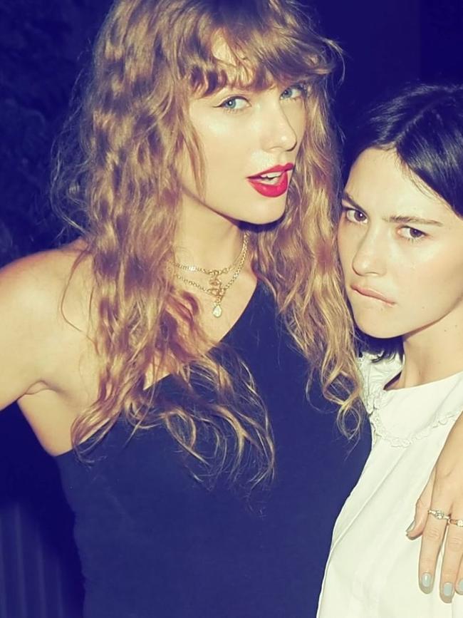 Gracie Abrams pictured with Taylor Swift. Picture: Instagram