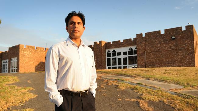 Javed Safdar Choudhary from the Ahmadiyya Muslim Association Victoria, which is located on the Old Leisureland Fair site. Picture: News Corp Australia 