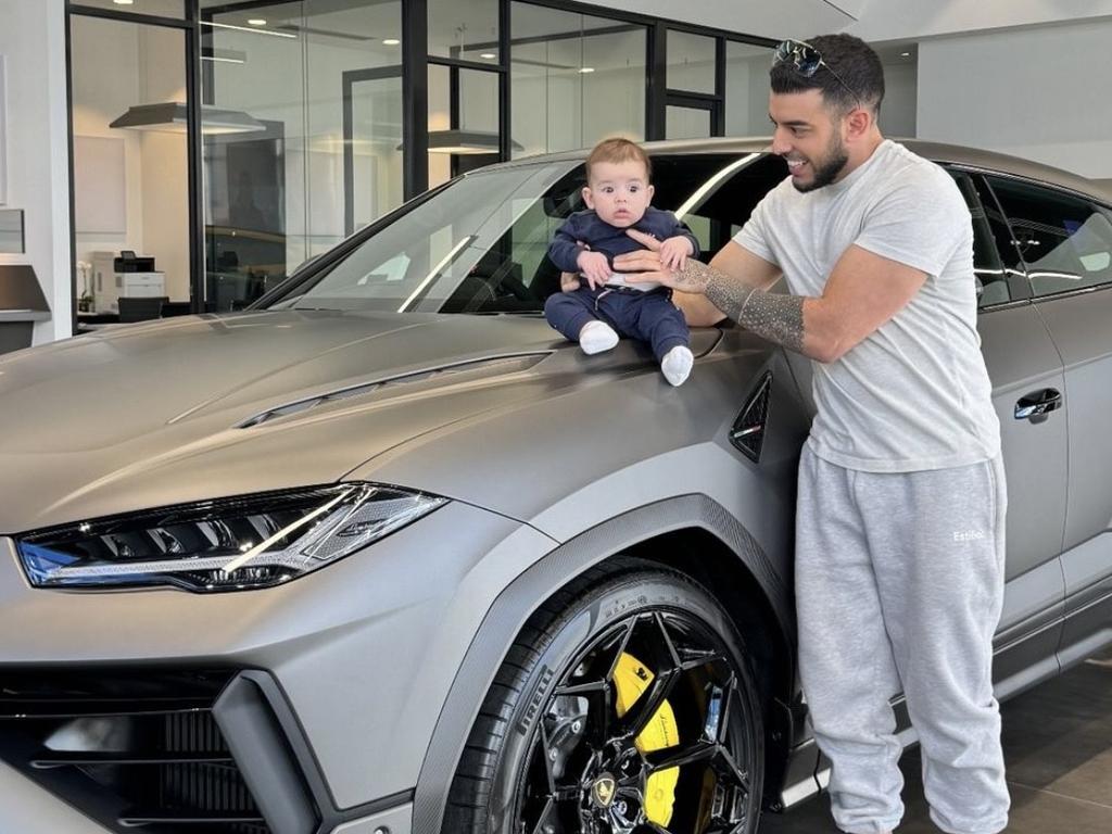 Portelli’s love of luxury cars saw him dubbed ‘Lambo guy’ by the AUstralian public. Picture: Instagram