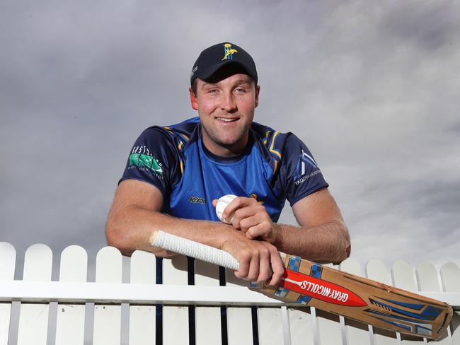 Cricketer Caleb Ziebell hoping for clear skies on Sunday when the Gold Coast Dolphins play in the Kookaburra One Day Competition grand final. Picture Glenn Hampson