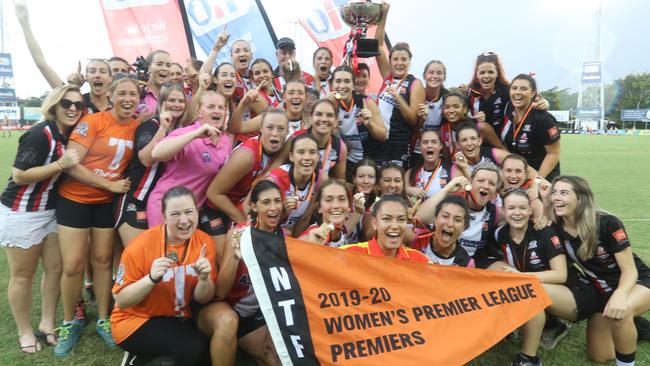 The Southern Districts Crocodiles are Women’s Premier League champions for 2019-20. Picture: GLENN CAMPBELL