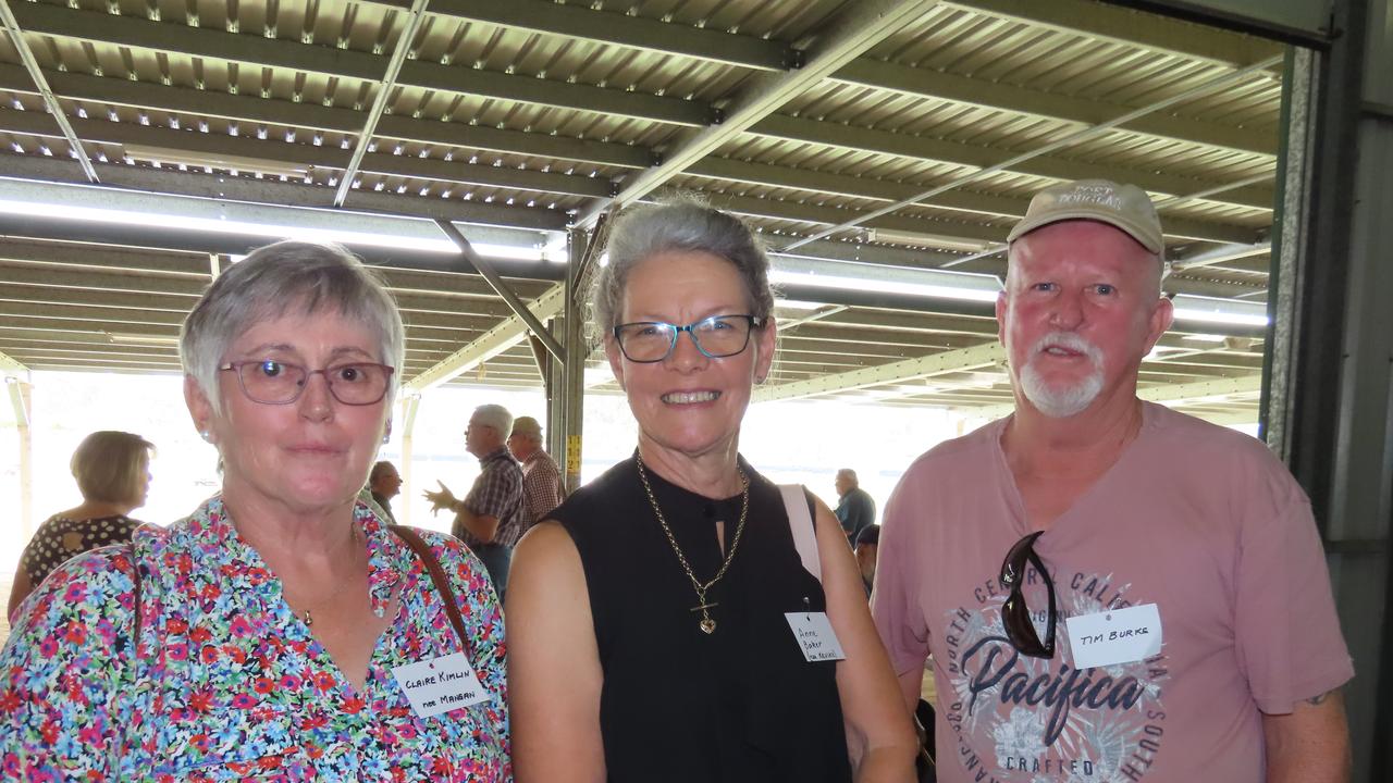 Clare Kimlin, Anne Baker and Tim Burke.