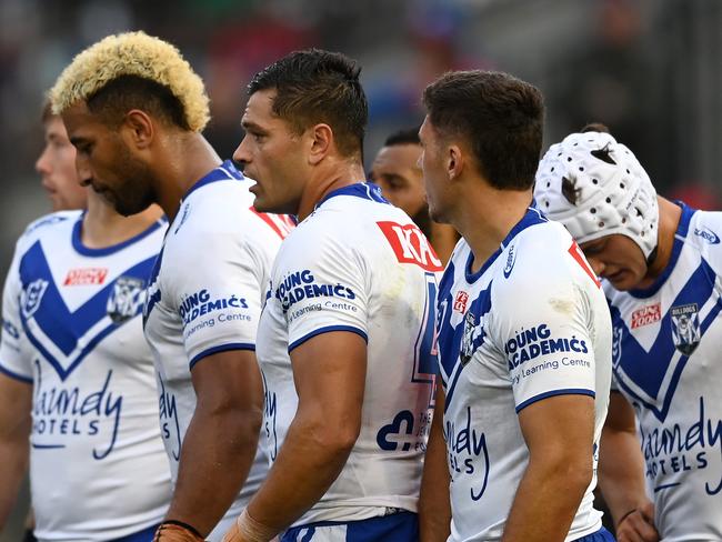 NRL 2023 RD24 Newcastle Knights v Canterbury-Bankstown Bulldogs - Bulldogs Dejection NRL PHOTOS