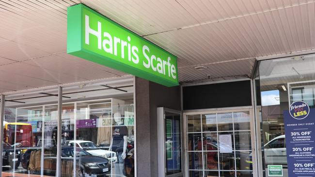 Stabbing in Moonah at Harris Scarfe. Picture : Mireille Merlet