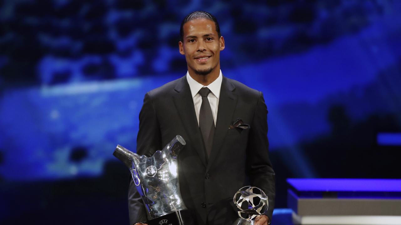 Virgil van Dijk is named UEFA Men’s Player of the Year