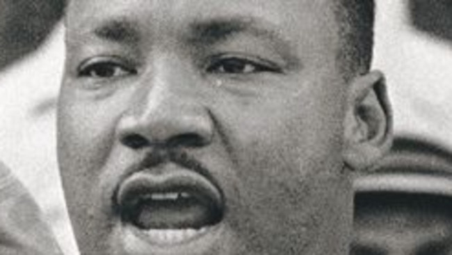 Some of America’s biggest celebrities have paid an emotional tribute to Dr Martin Luther King Jr on his 86th birthday in a series of clever social media posts. Picture: AP