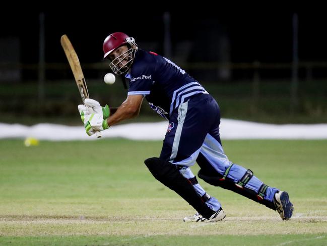 Barrier Reef Big Bash Game 1: Badgers v Hurricanes at Griffiths Park. Hurricanes' Barry Weare. Picture: Stewart McLean