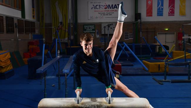 Olympic hopeful and SA’s top male gymnast Jesse Moore. Picture: Keryn Stevens