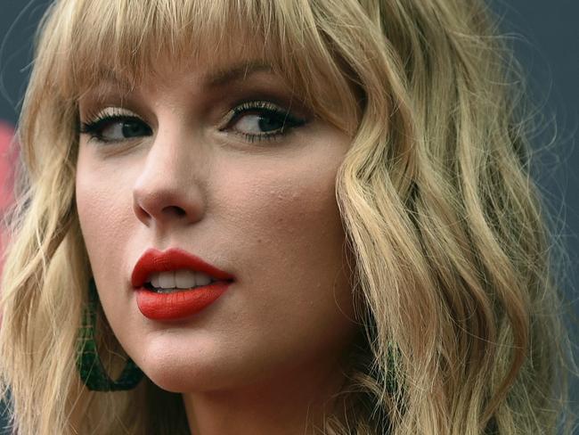 FILE - In this Aug. 26, 2019 file photo, Taylor Swift arrives at the MTV Video Music Awards in Newark, N.J. Richard Joseph McEwan, of Milford, N.J., was arrested on Friday, Aug. 30, and charged with breaking into Swift's Westerly, R.I., oceanfront house. (Photo by Evan Agostini/Invision/AP, File)