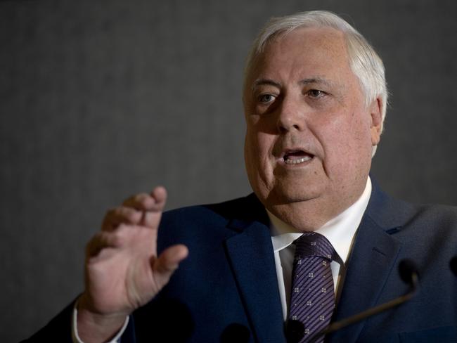 United Australia Party (UAP) leader Clive Palmer hit back by vowing to preference One Nation last. Picture: AAP